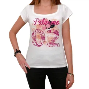 02, Palermo, Women's Short Sleeve Round Neck T-shirt 00008