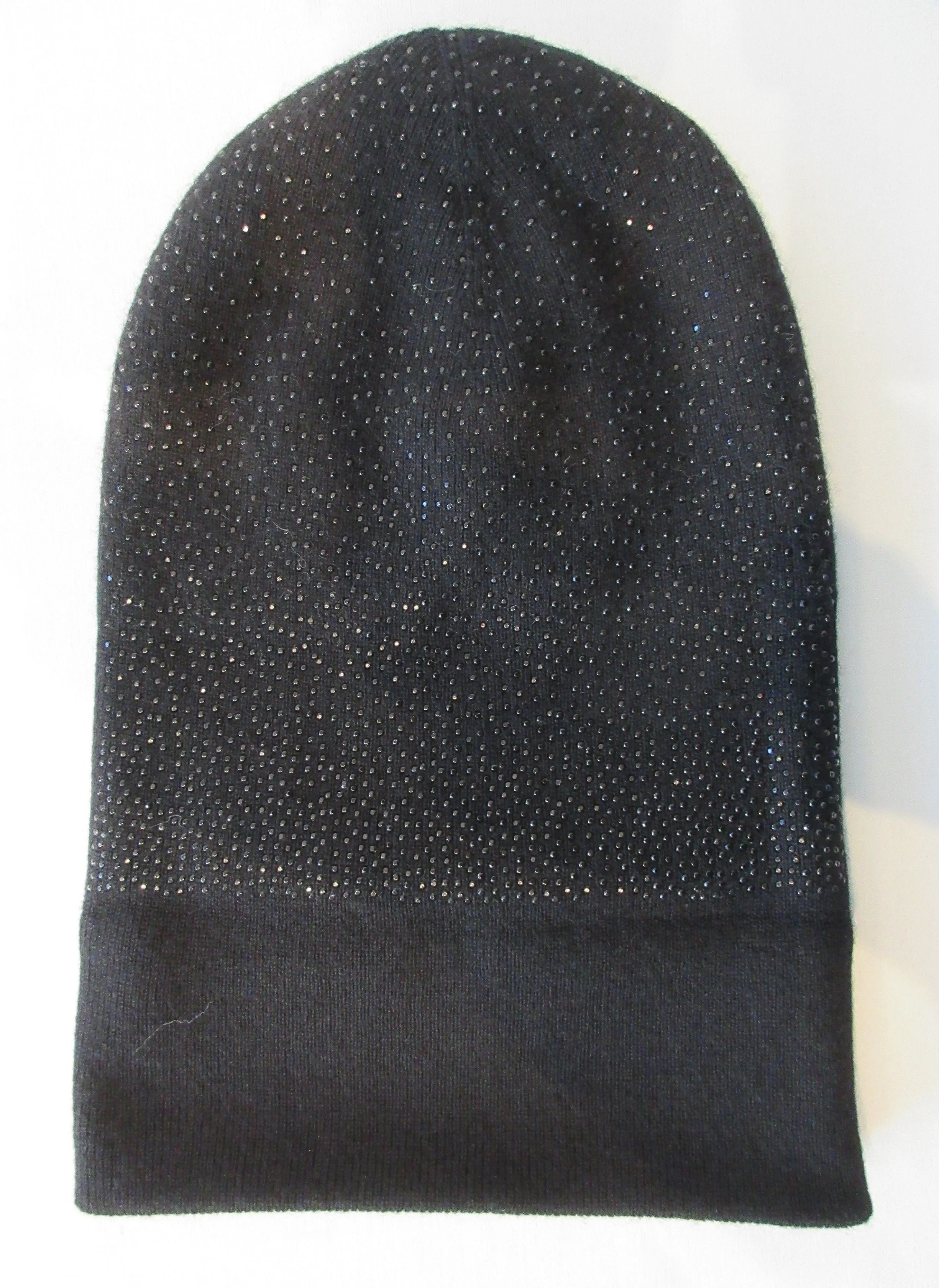 20H10 -Regina Black Crystal Folding Hat