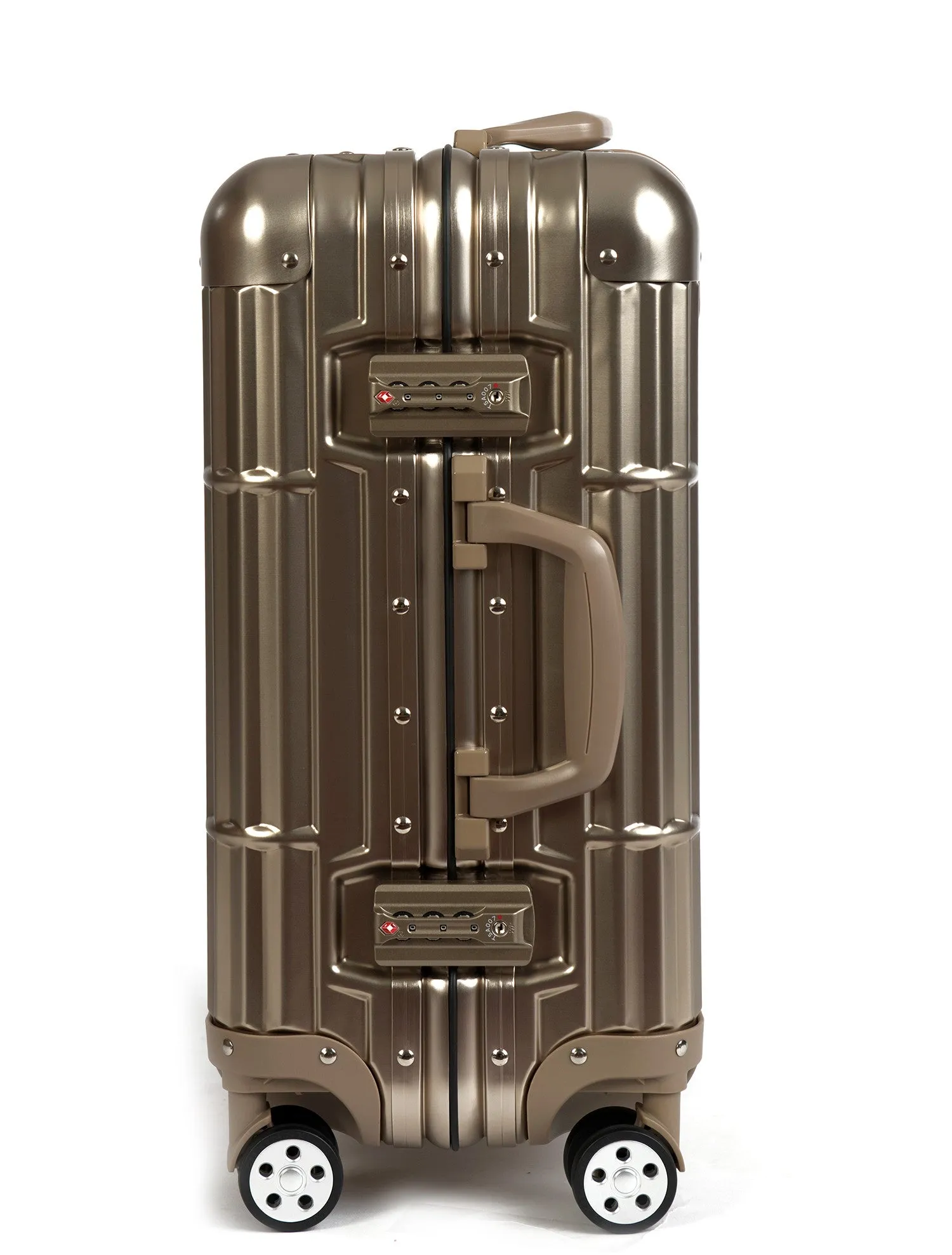 20" Aluminum Luggage Carry-On (Champagne)