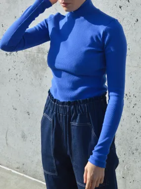 ADAMO blue turtleneck