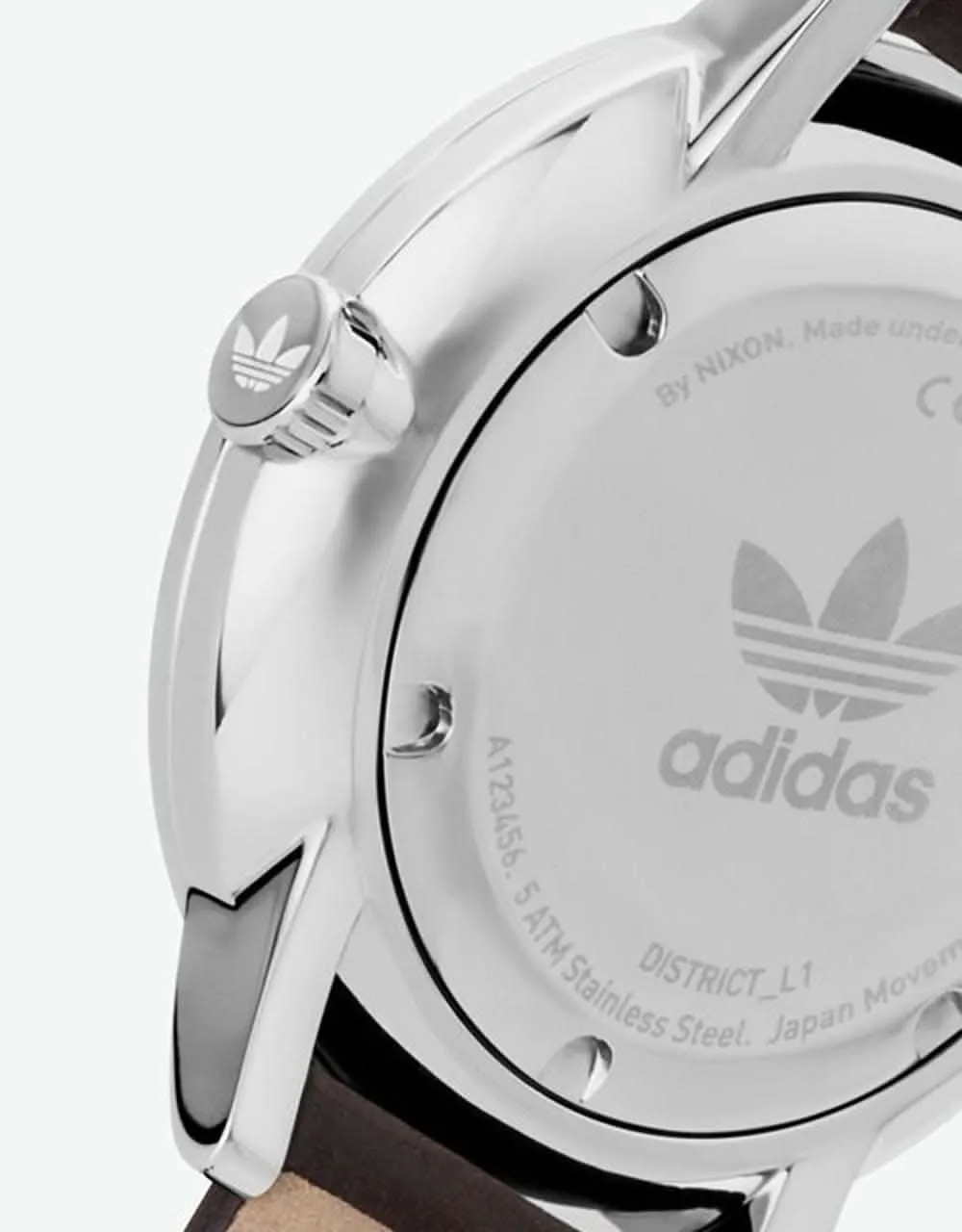 adidas District L1 Watch - Silver/Navy Sunray/Dark Brown