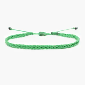 Adjustable Mini Braided Bracelet (Military Green)