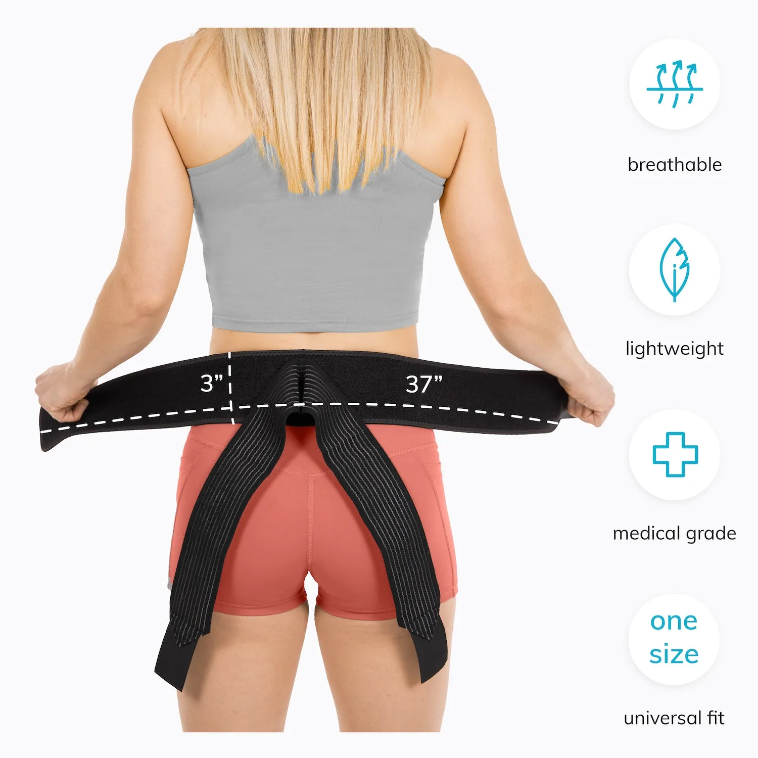 Anterior Pelvic Tilt Brace | Hip Posture Correction Belt for Tilted or Twisted Pelvis Girdle Pain Treatment