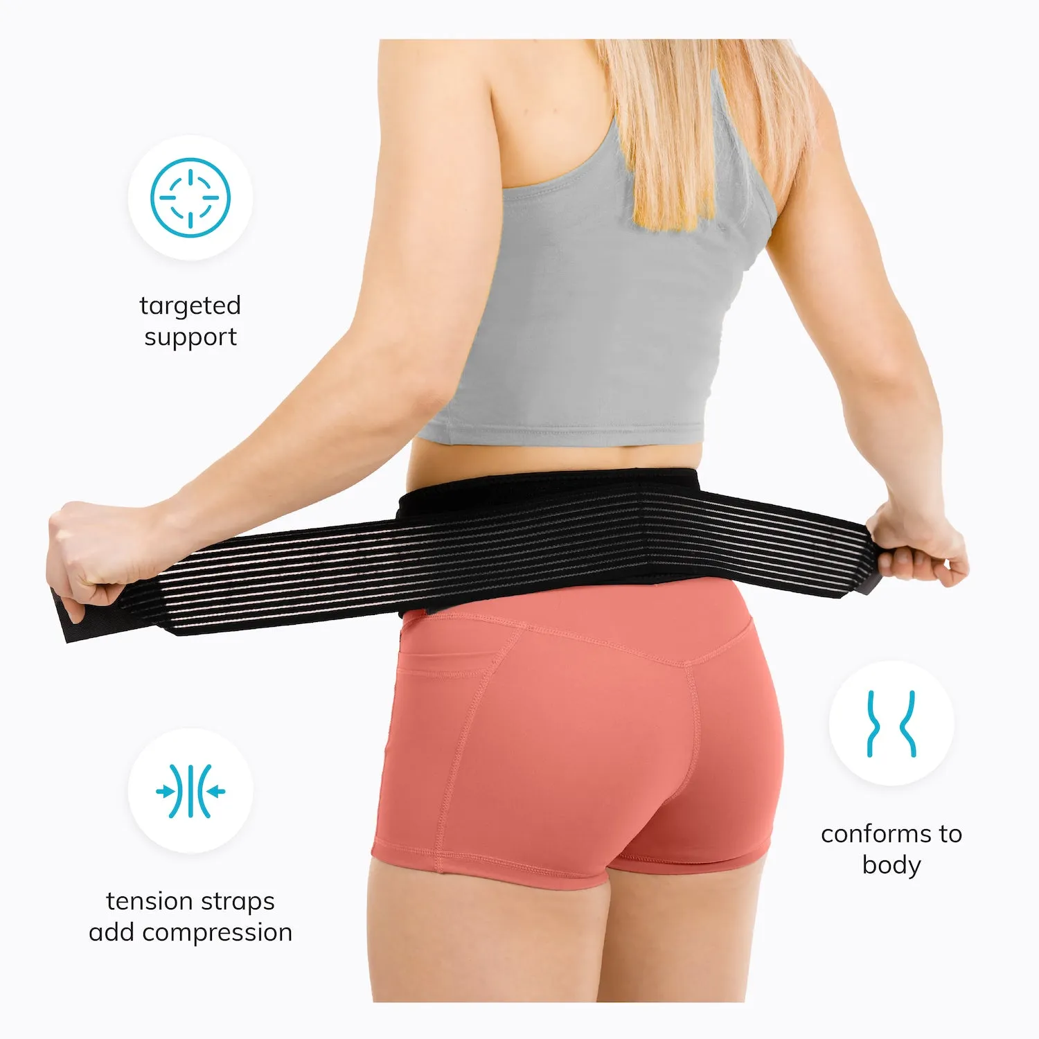 Anterior Pelvic Tilt Brace | Hip Posture Correction Belt for Tilted or Twisted Pelvis Girdle Pain Treatment