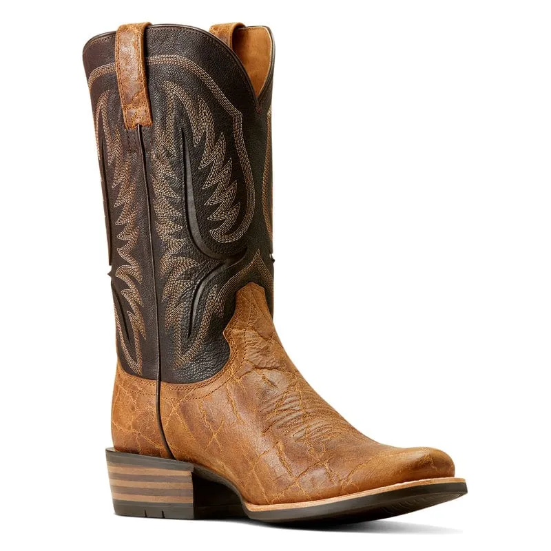 Ariat Men's Stadtler Smoked Tan/Aging Barrel Cowboy Boots 10051031