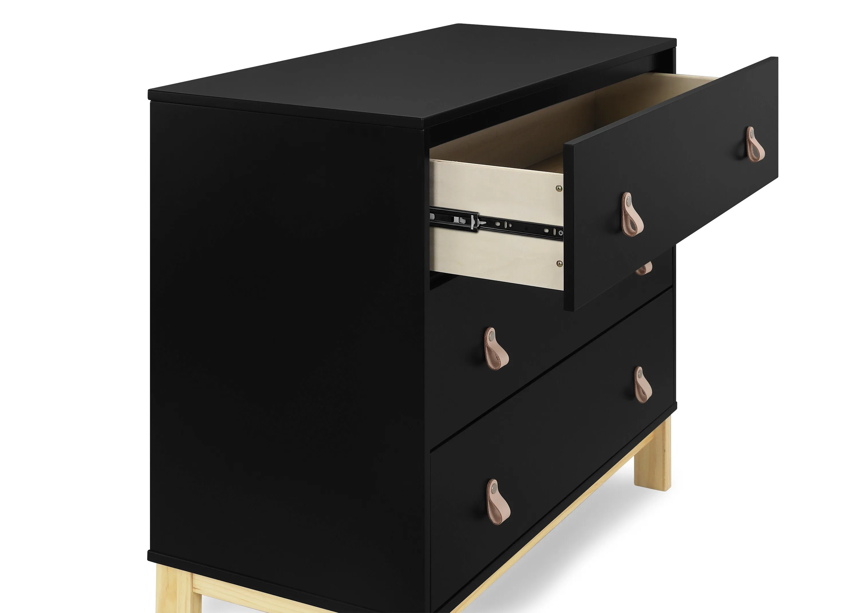 babyGap Legacy 3 Drawer Dresser with Leather Pulls and Interlocking Drawers