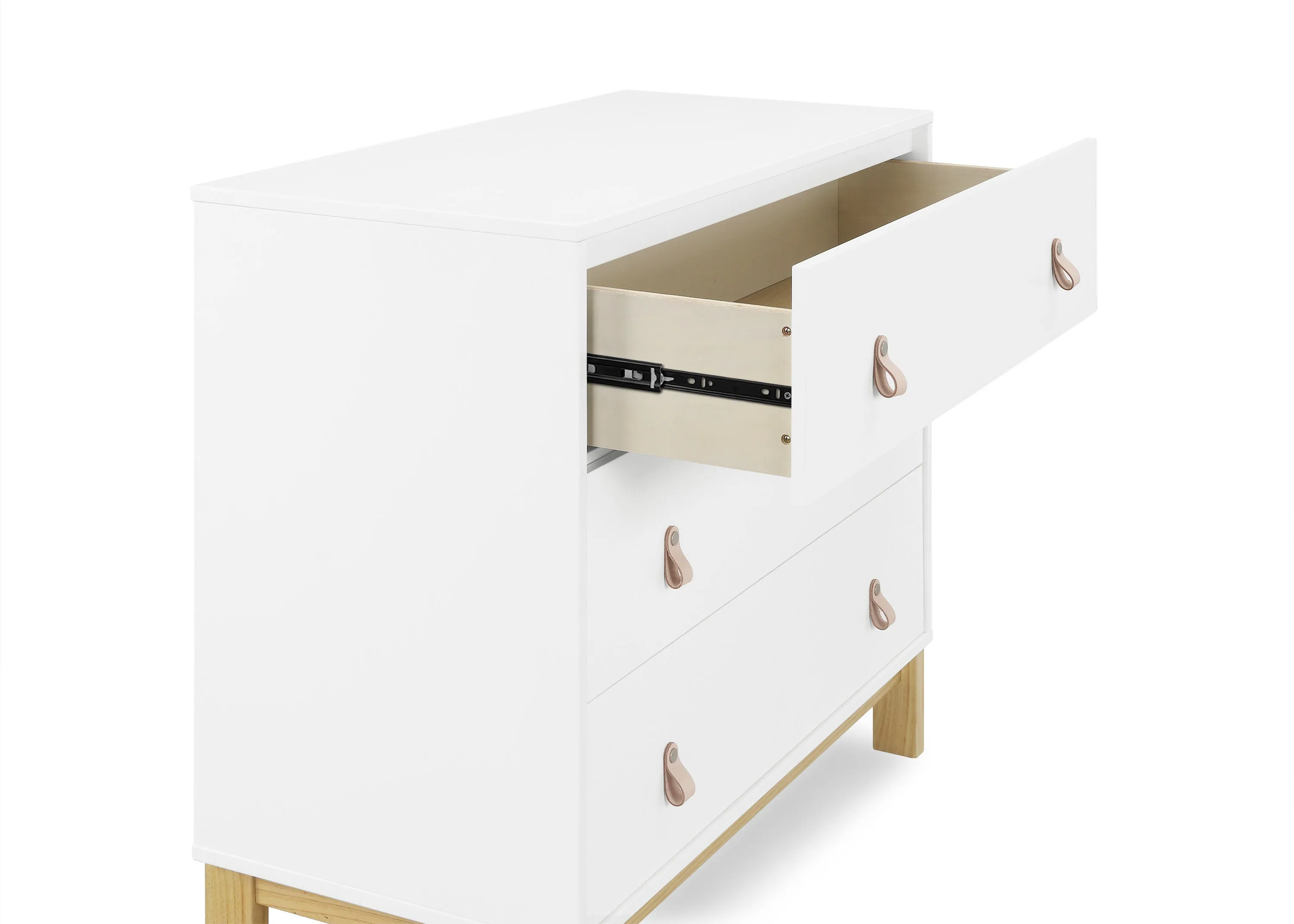 babyGap Legacy 3 Drawer Dresser with Leather Pulls and Interlocking Drawers