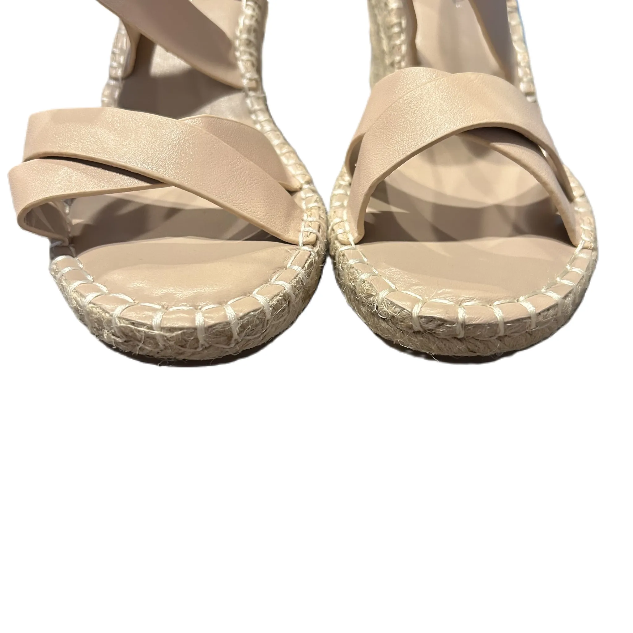 Beige Sandals Heels Wedge By Charles By Charles David, Size: 7.5