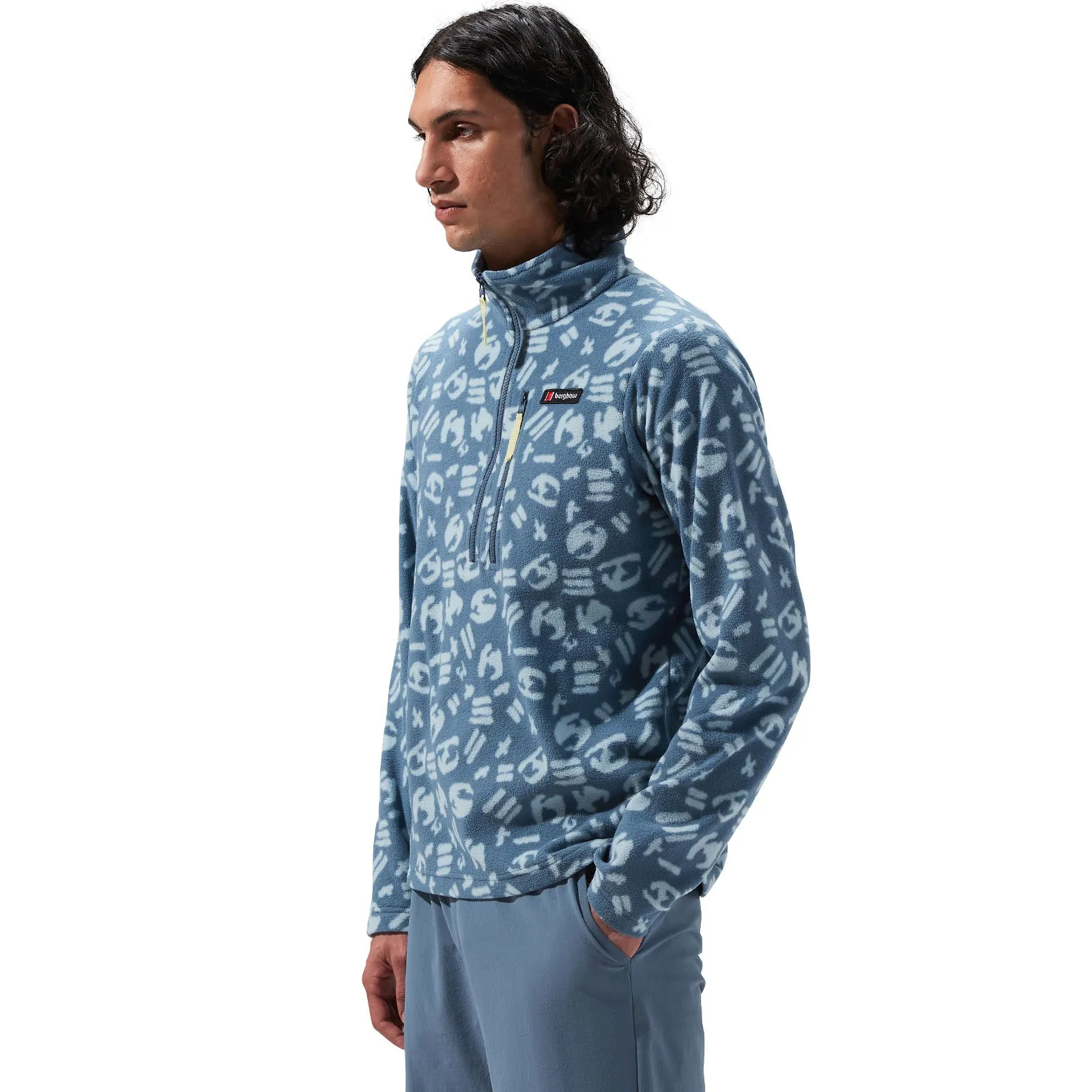 Berghaus Unisex Prism Printed Trango Half Zip Fleece