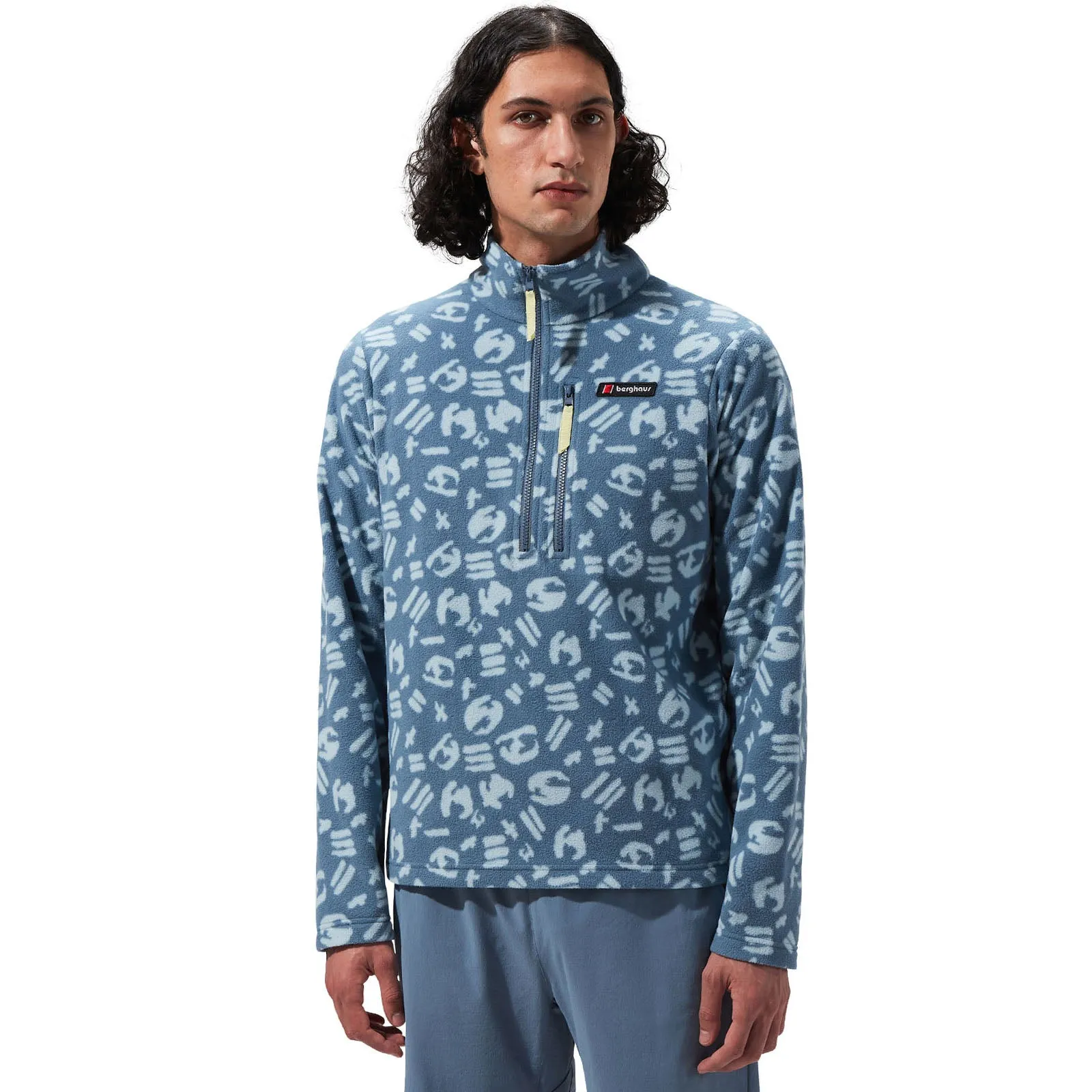 Berghaus Unisex Prism Printed Trango Half Zip Fleece