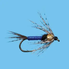 Blue Bead Head Soft Hackle Copper John