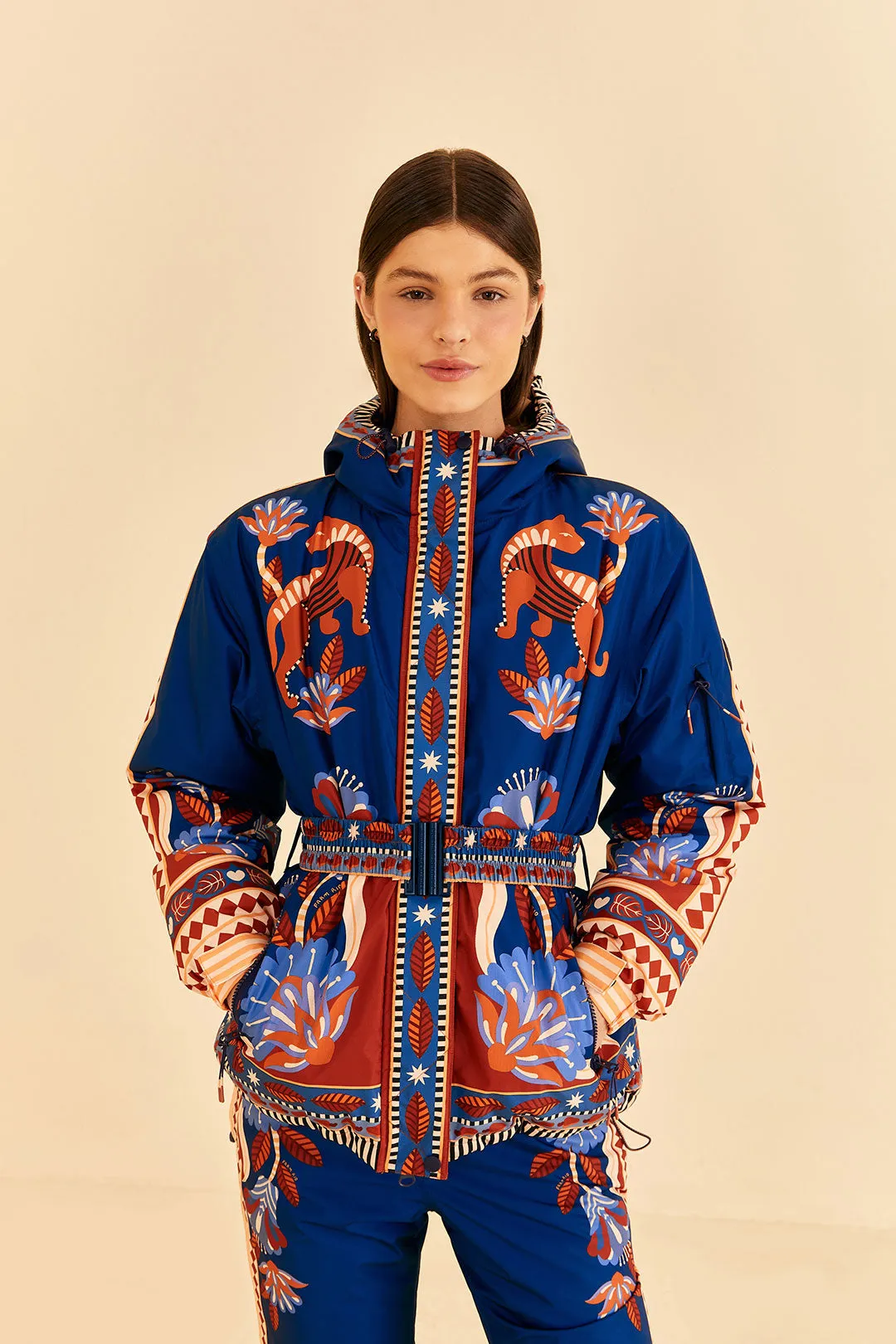 Blue Nature Beauty Ski Jacket