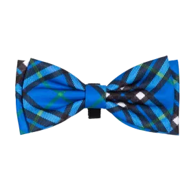 Bow Tie | Bias Plaid Blue