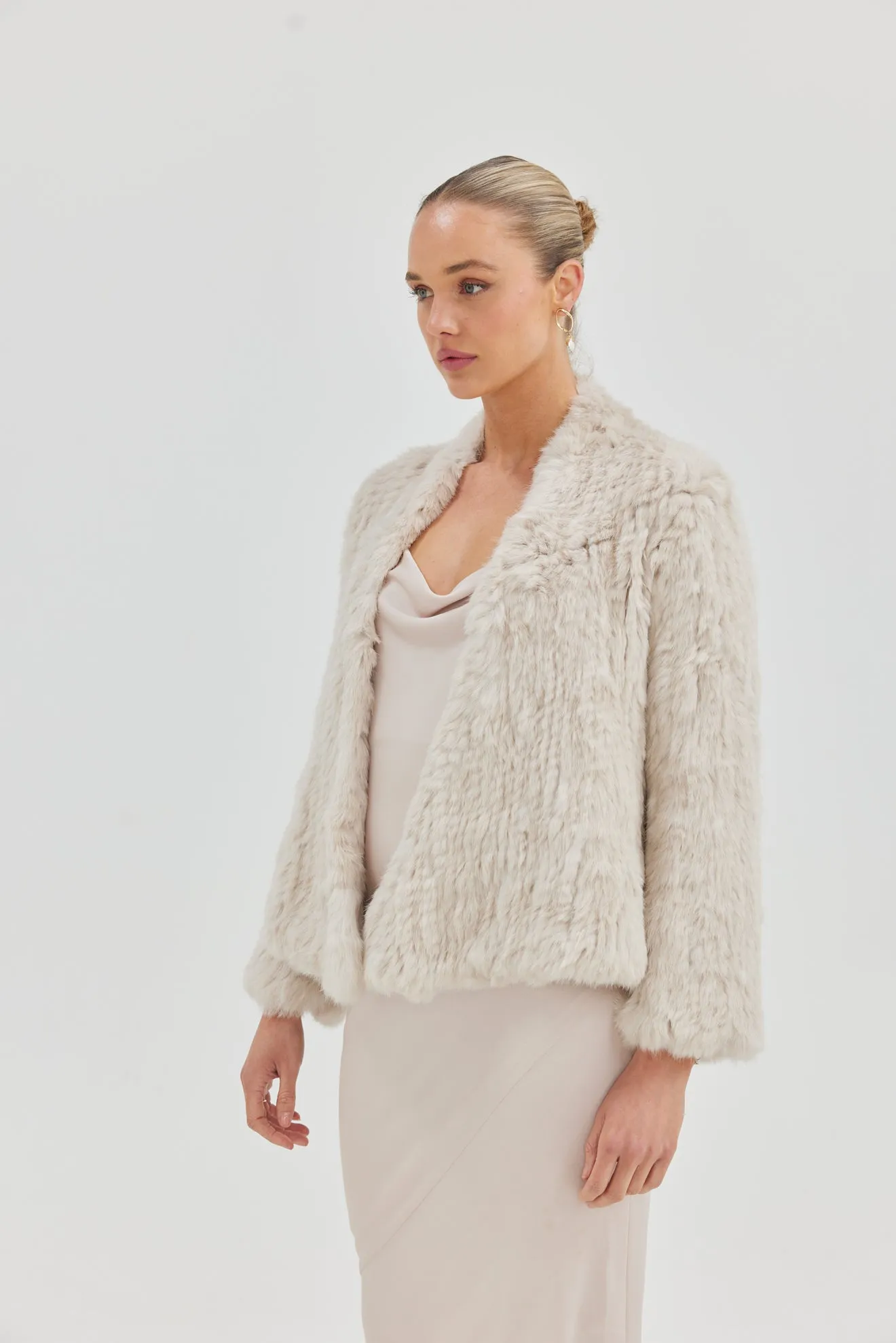 Bridal Valencia Jacket - Stone