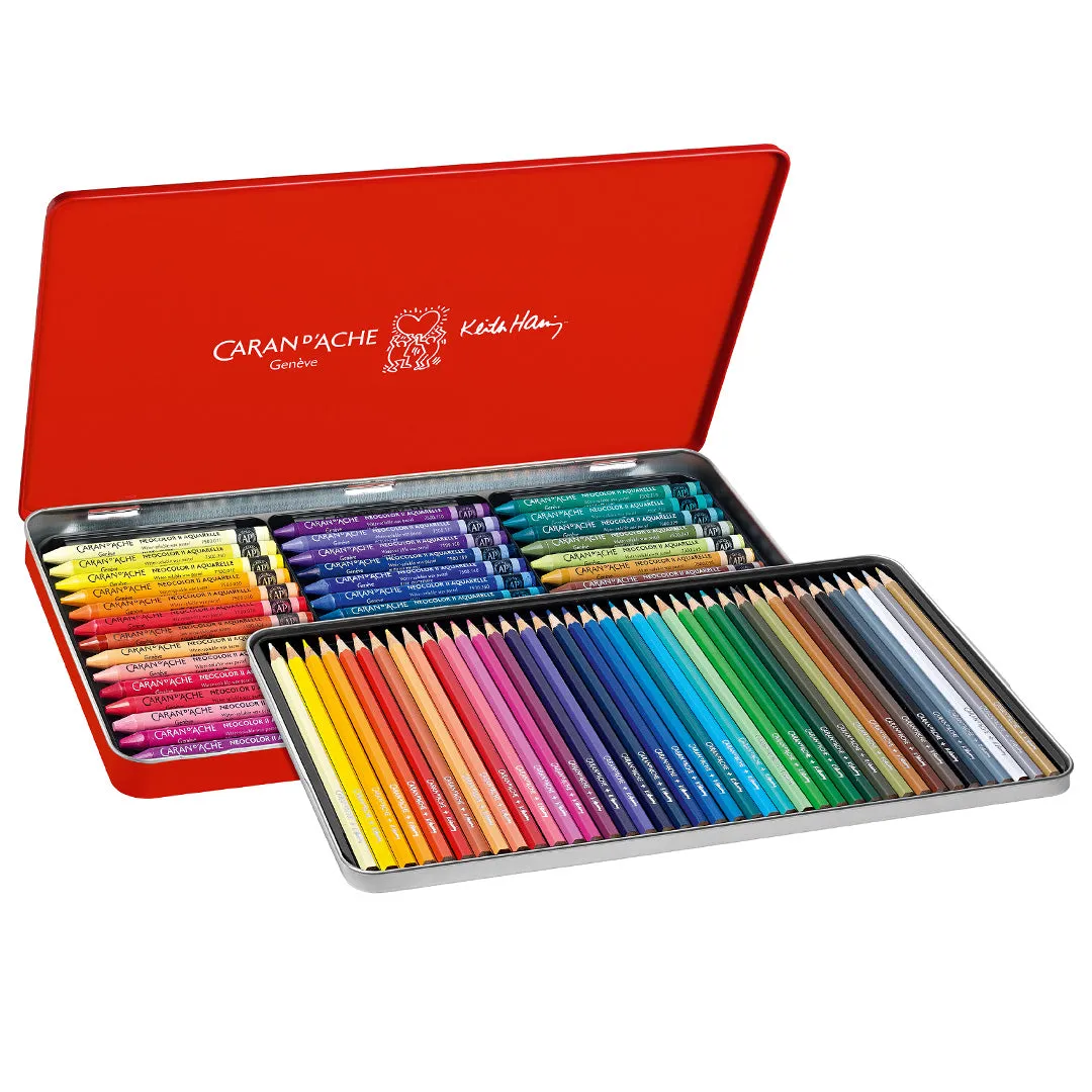 Caran d'Ache Mixed Media Set Keith Haring Special Edition