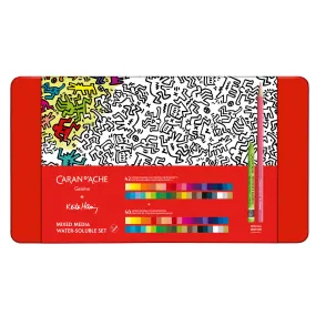 Caran d'Ache Mixed Media Set Keith Haring Special Edition