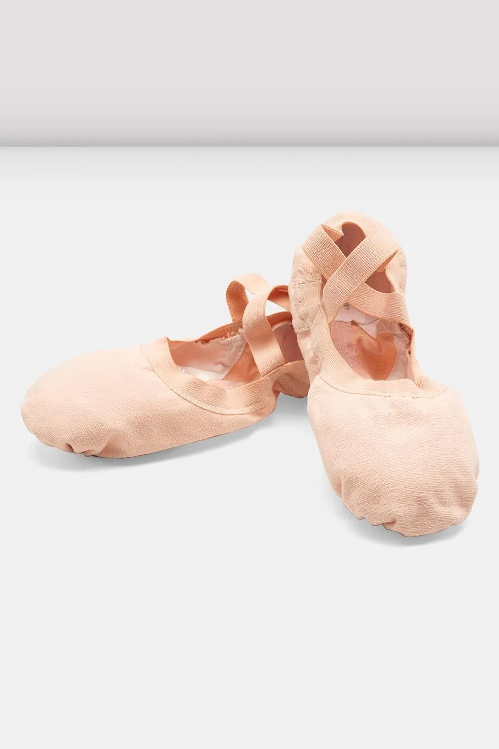 Childrens Pro-Elastic Canvas Ballet Shoes