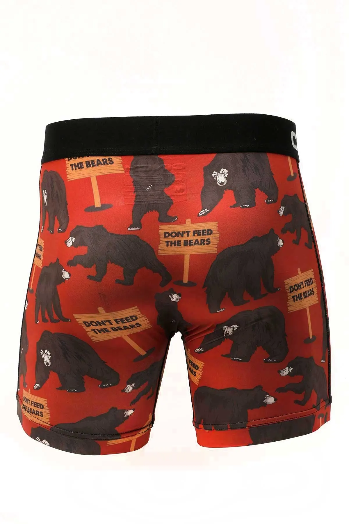 Cinch Mens Bear Print 6" Boxer Briefs