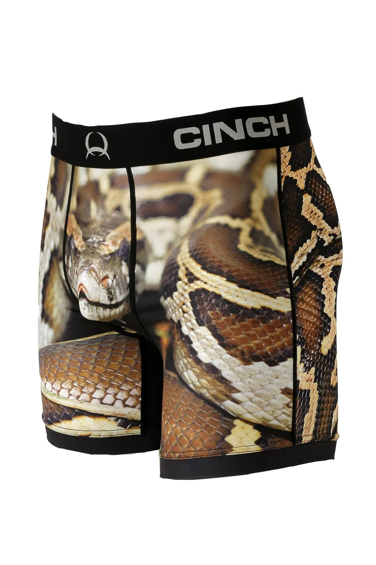 Cinch Mens Python Print 6" Boxer Briefs