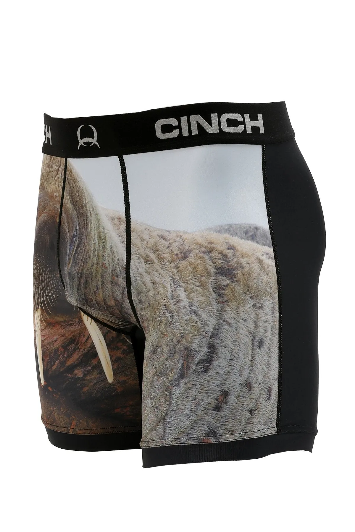 Cinch Mens Walrus Print 6" Boxer Briefs