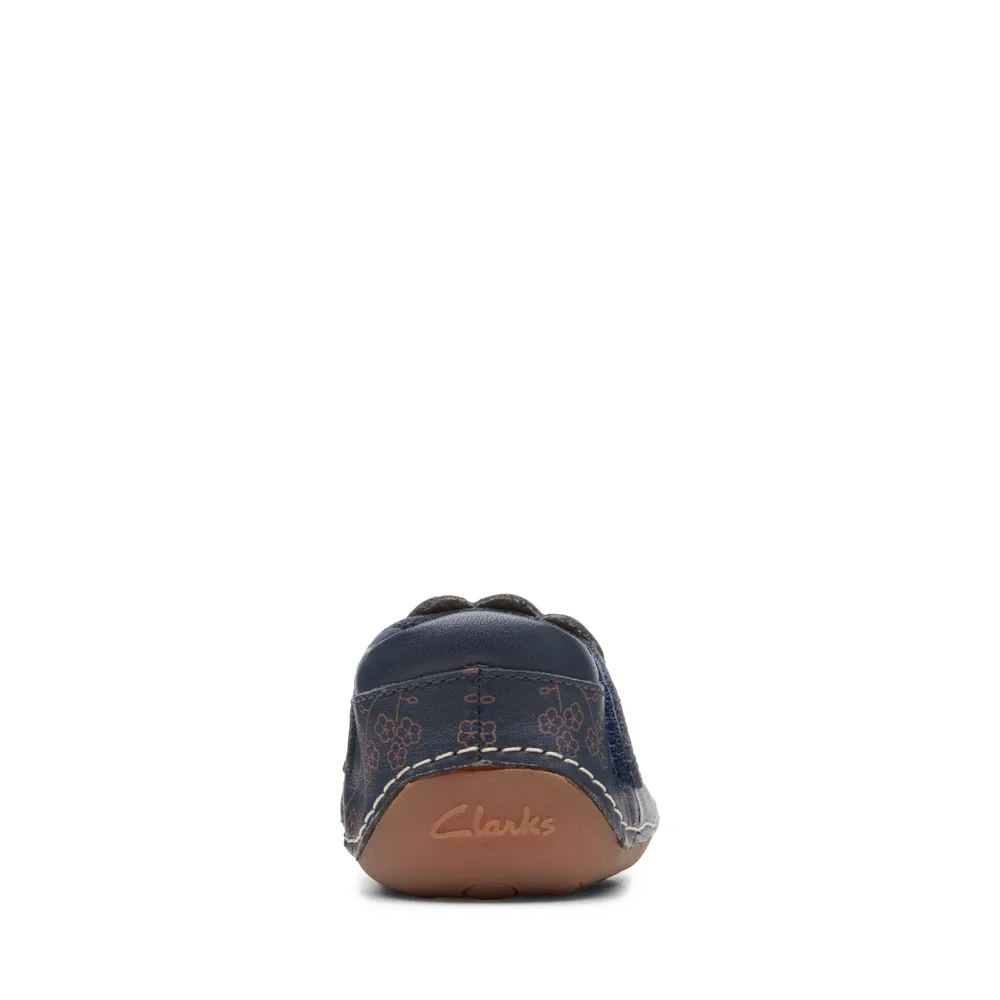 Clarks 26169213 Tiny Flora T. Navy