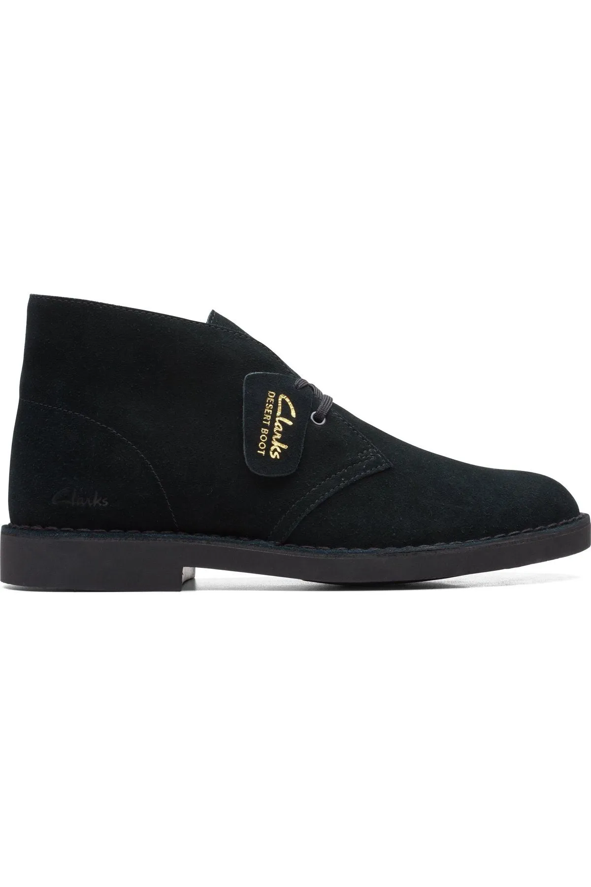 Clarks Desert Boot Evo in Black Suede