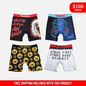 COBRA KAI 4 PACK BRIEF