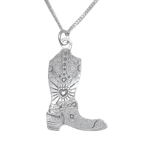 Cowboy Boot Necklace