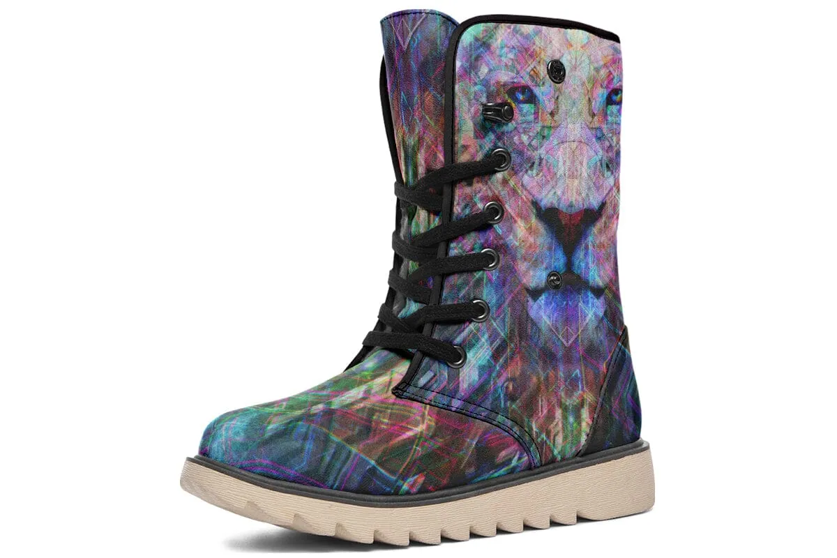 Crystal Lion Moon Boots