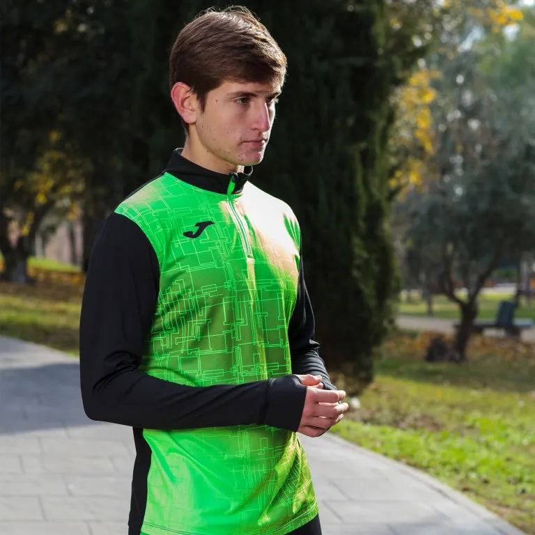 Elite VIII 1/2 Zip | Black/Fluo Green