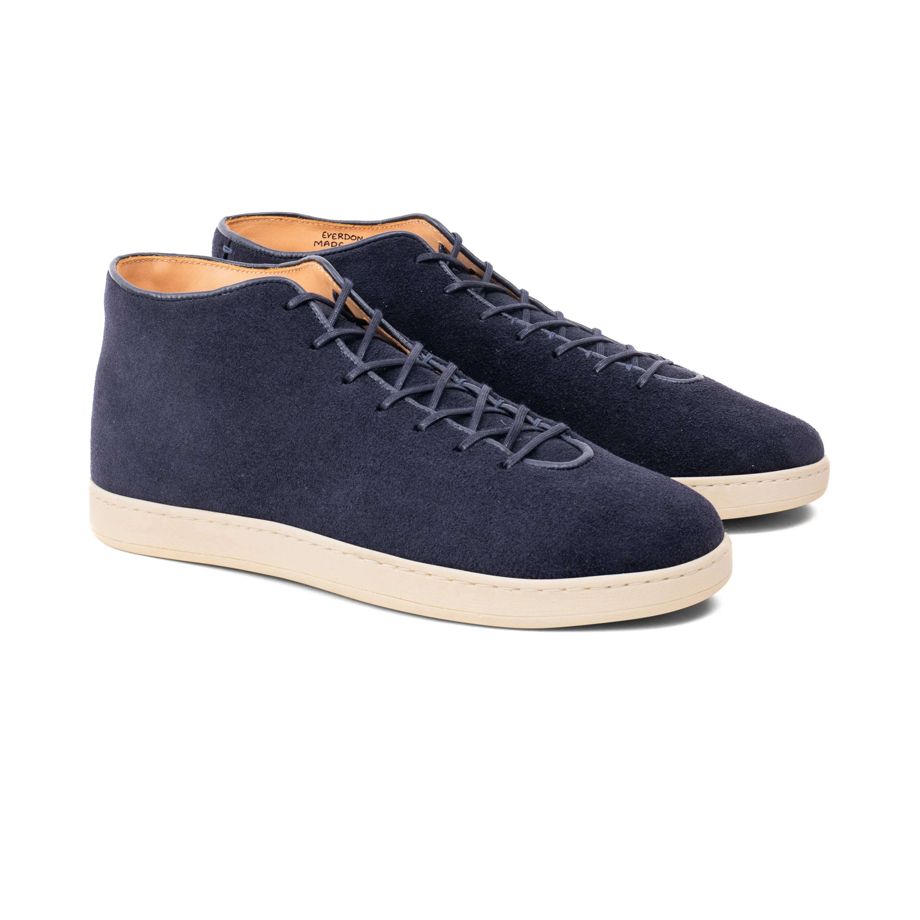 Everdon Wholecut Mid - Navy Scottish Deer Suede