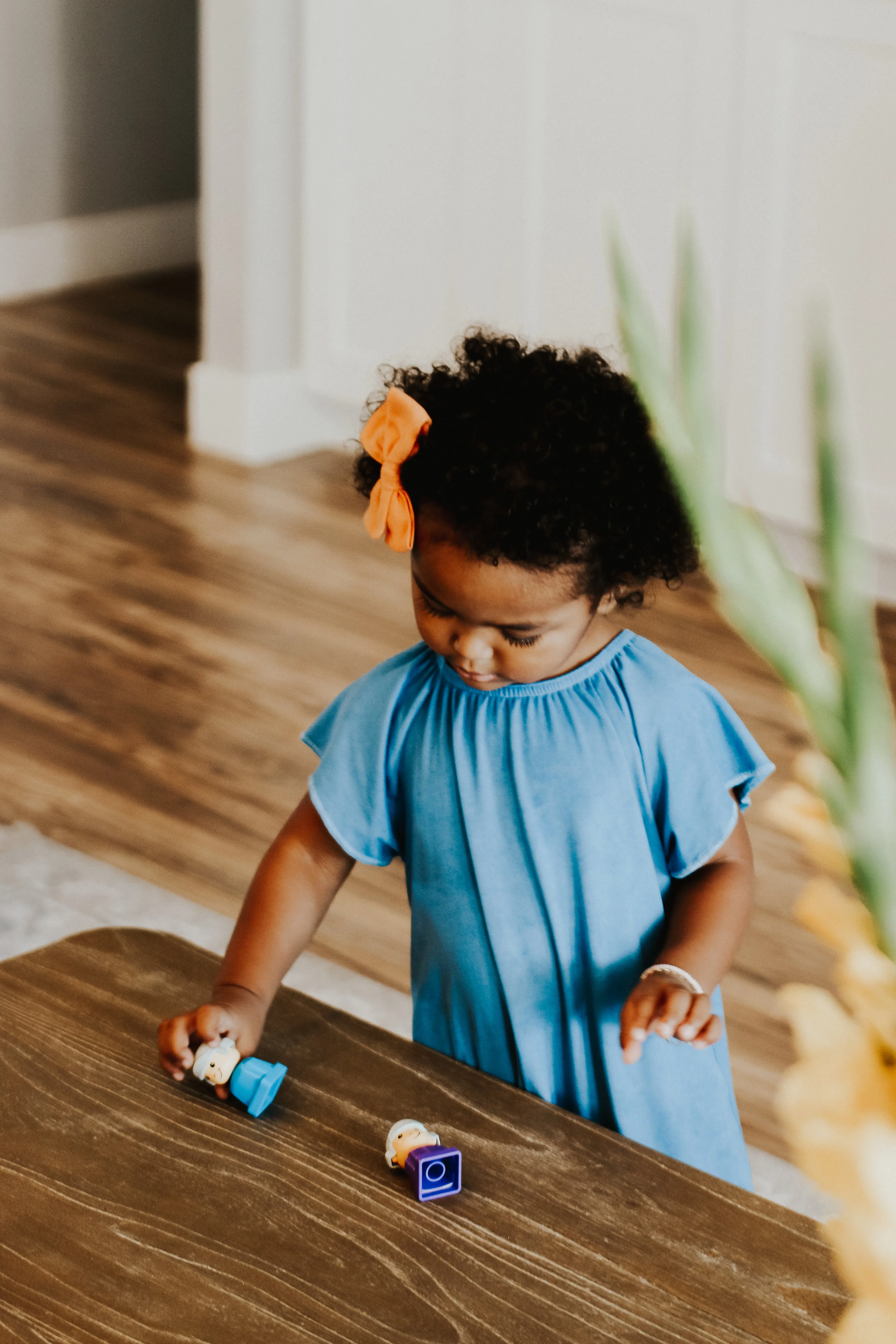 Flutter Sleeve Nightgown in Brilliant Blue