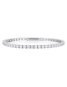 Georgini Selena 3mm Tennis Bracelet - Silver