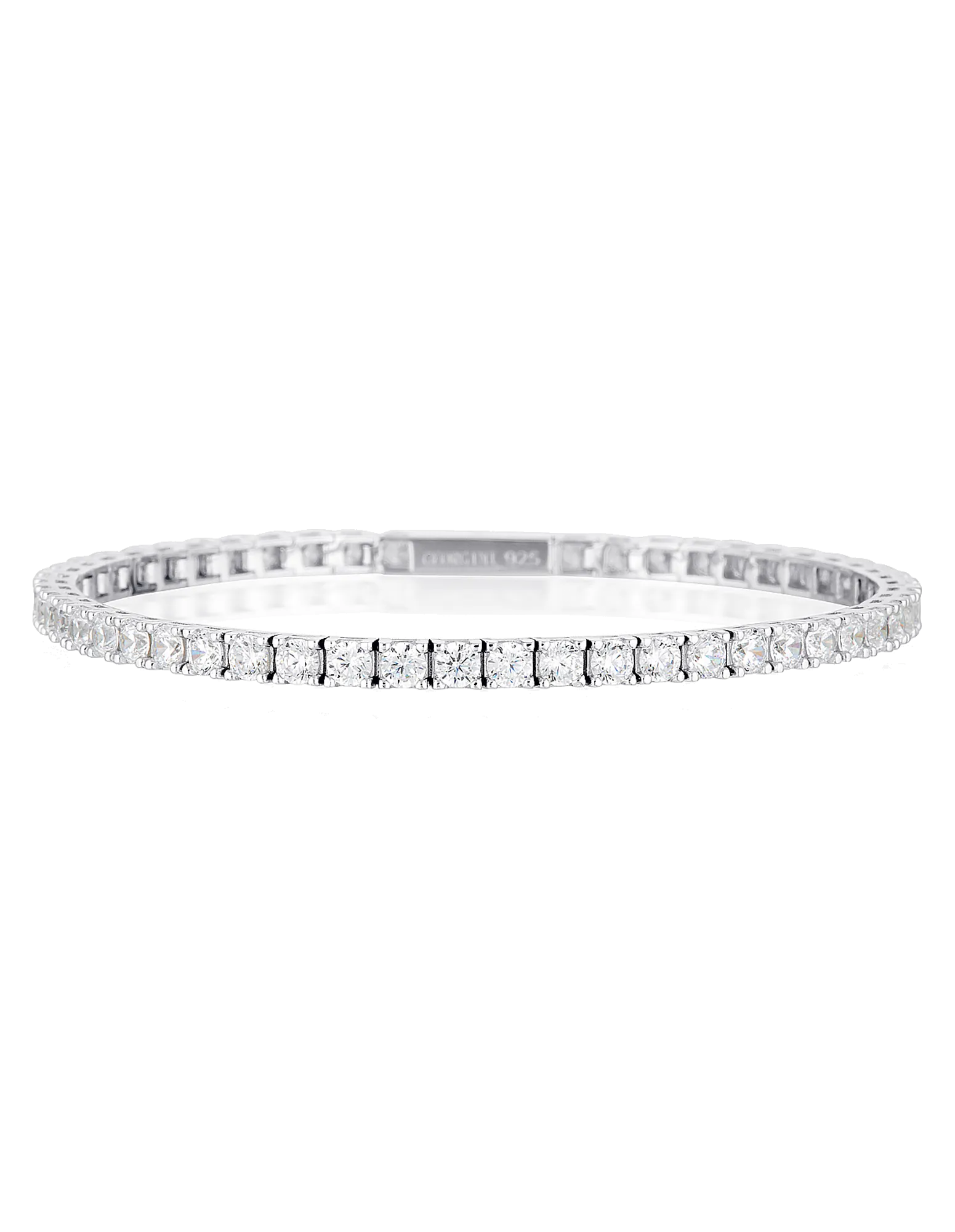 Georgini Selena 3mm Tennis Bracelet - Silver