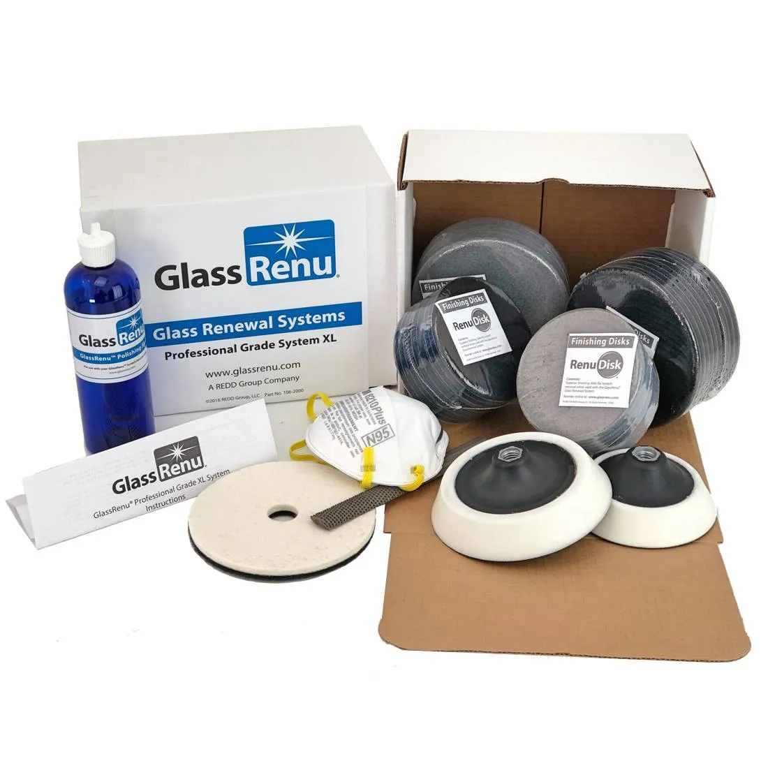 GlassRenu Professional Grade XL Scratch Removal System