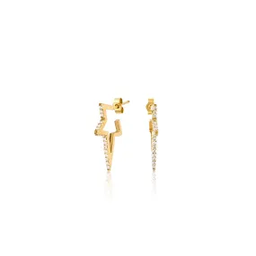 Gold Super Star Earrings