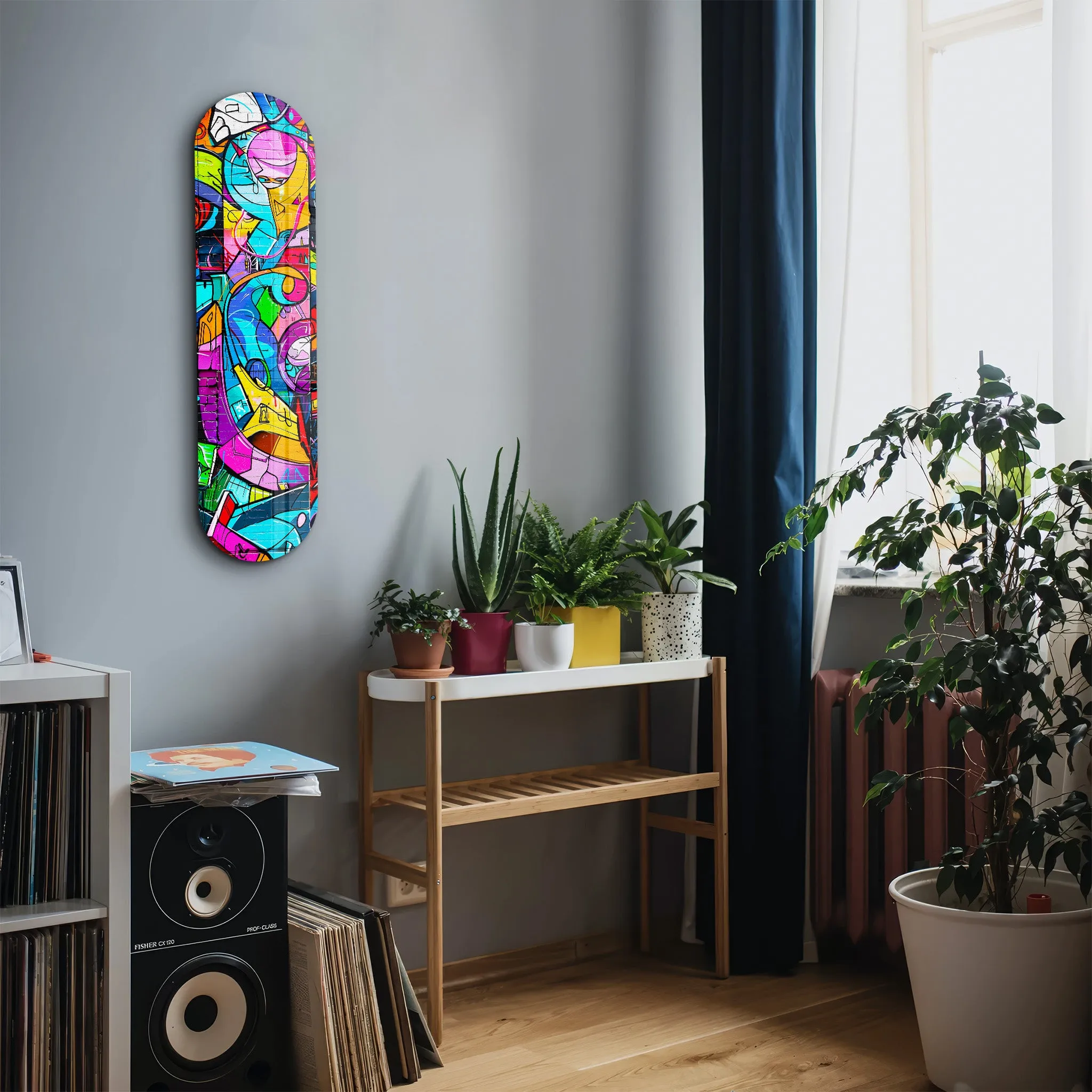 Graffiti Abstract | Glass Wall Art