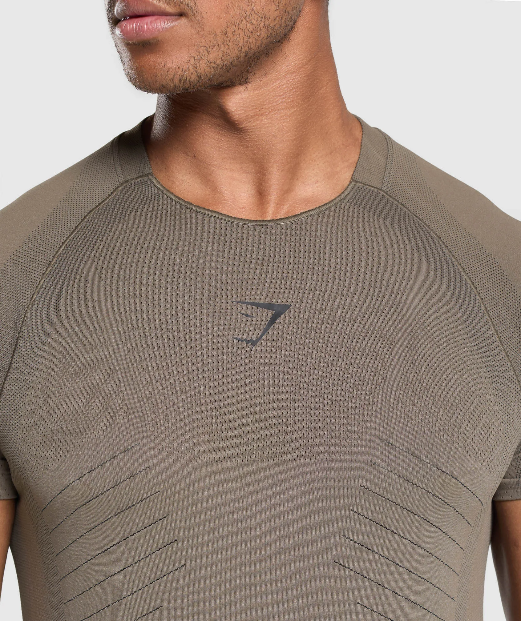 Gymshark Apex Seamless T-Shirt - Camo Brown/Black