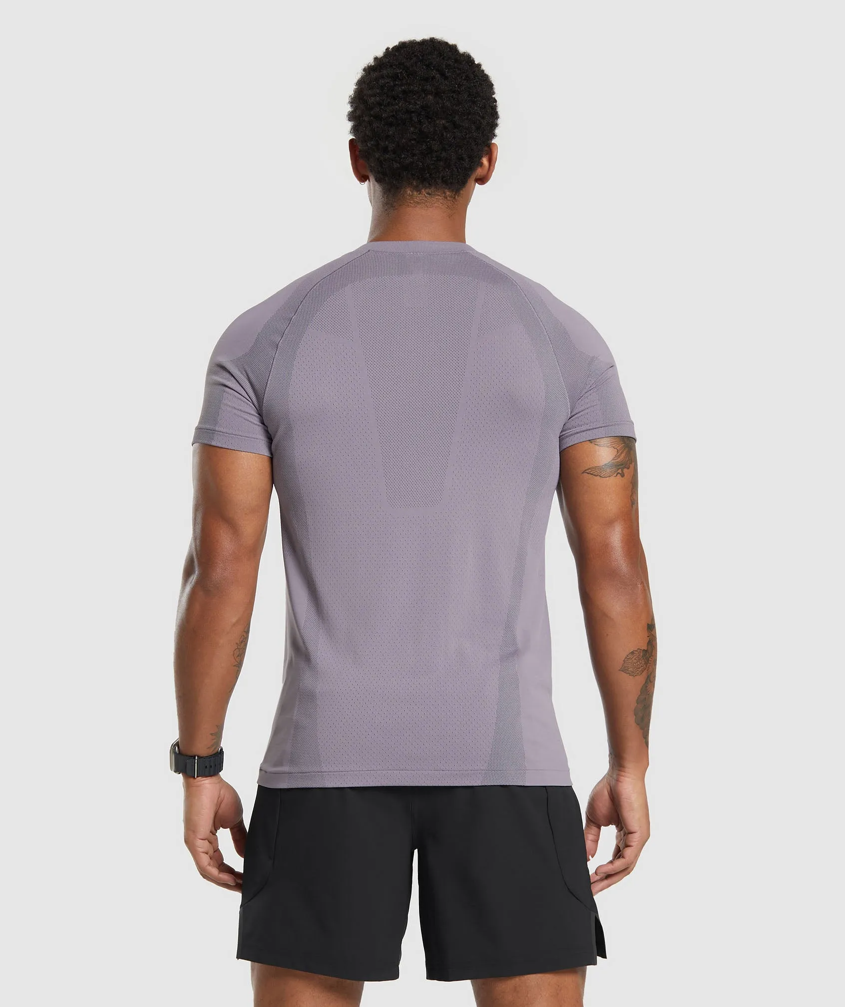 Gymshark Apex Seamless T-Shirt - Fog Purple/Greyed Purple