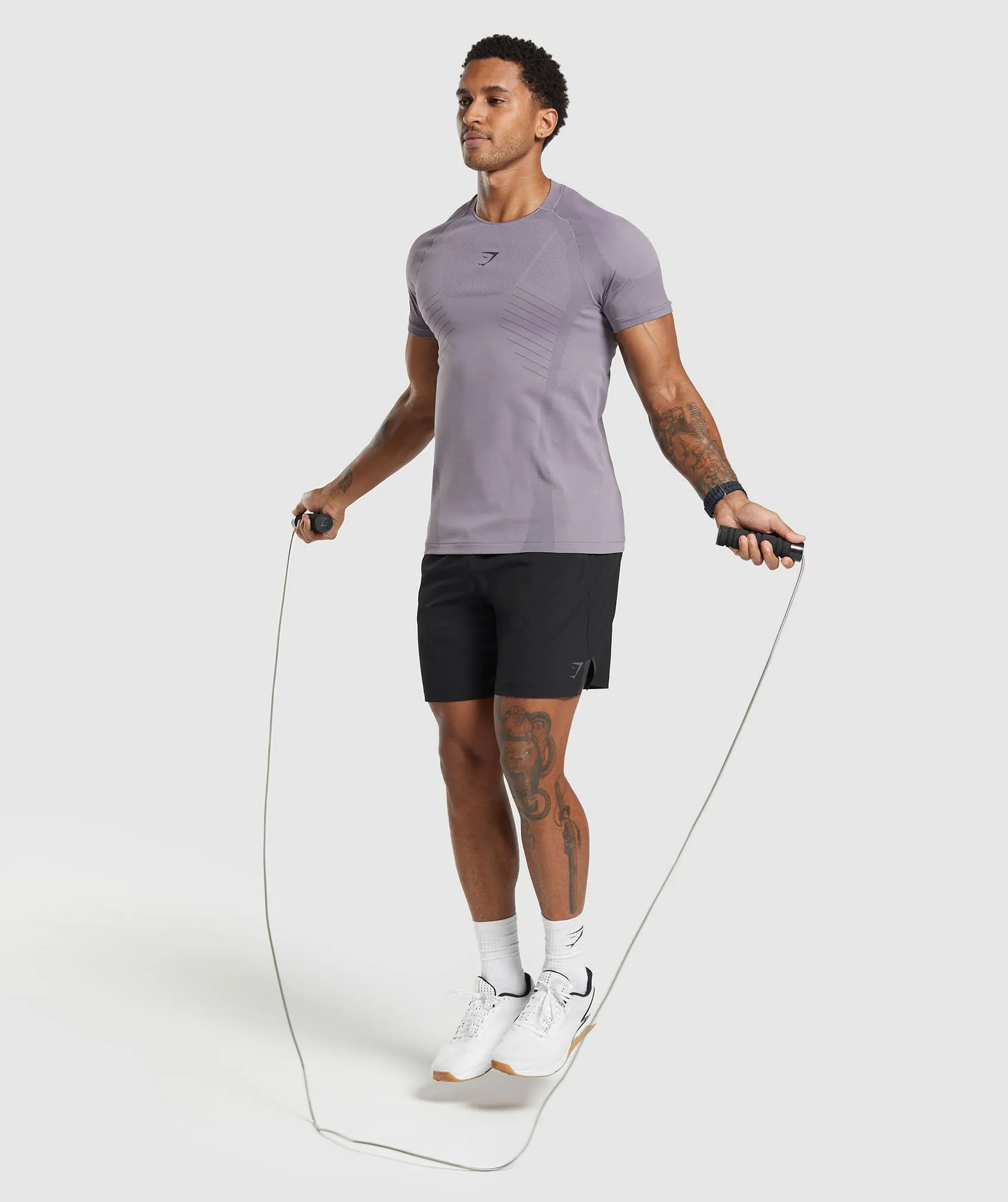 Gymshark Apex Seamless T-Shirt - Fog Purple/Greyed Purple