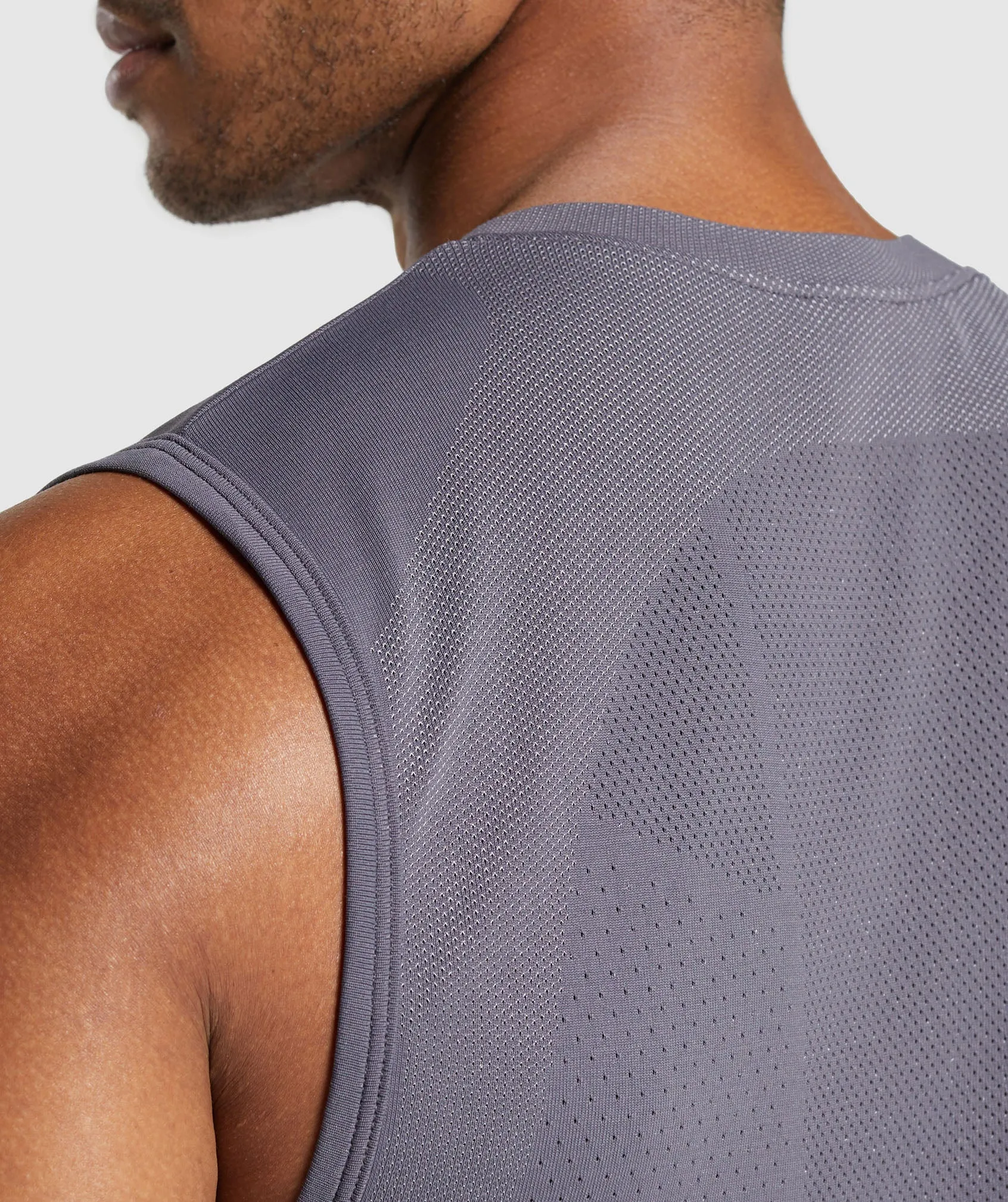 Gymshark Apex Seamless Tank - Dark Grey/Light Grey