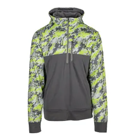 Half Zip Performance Hoodie | Geo Camo-Surge