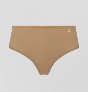 Invisible microfibre shorty [Mocha]