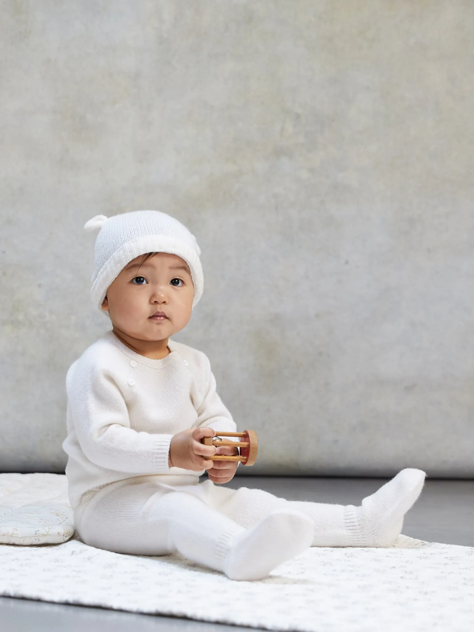 Ivory Zoraida Cashmere Baby Set