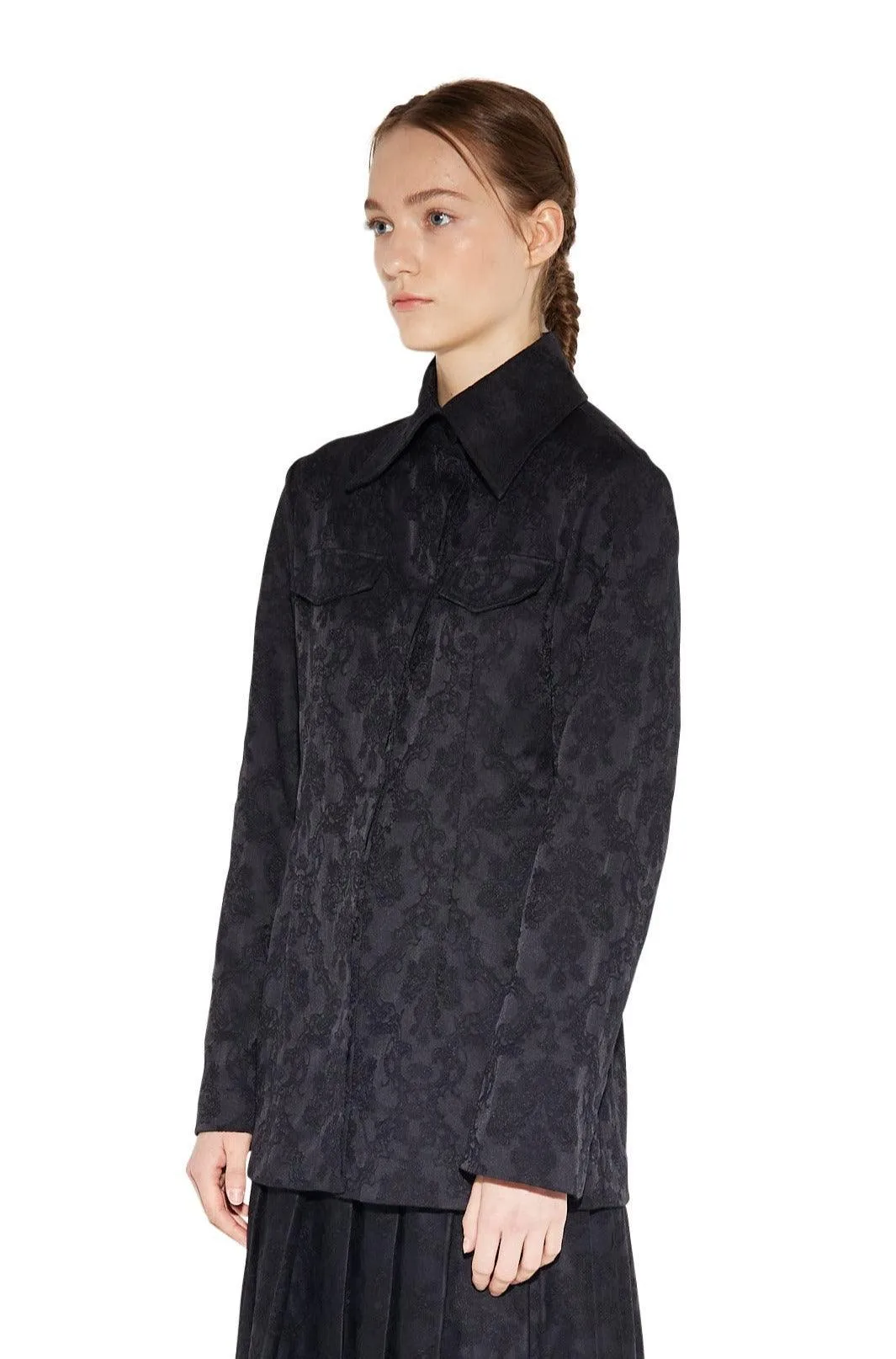 Jacquard Shirt Jacket