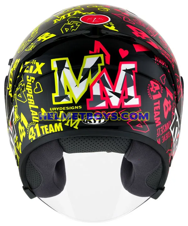 KYT NFJ Motorcycle Sunvisor Helmet ESPARGARO 2020