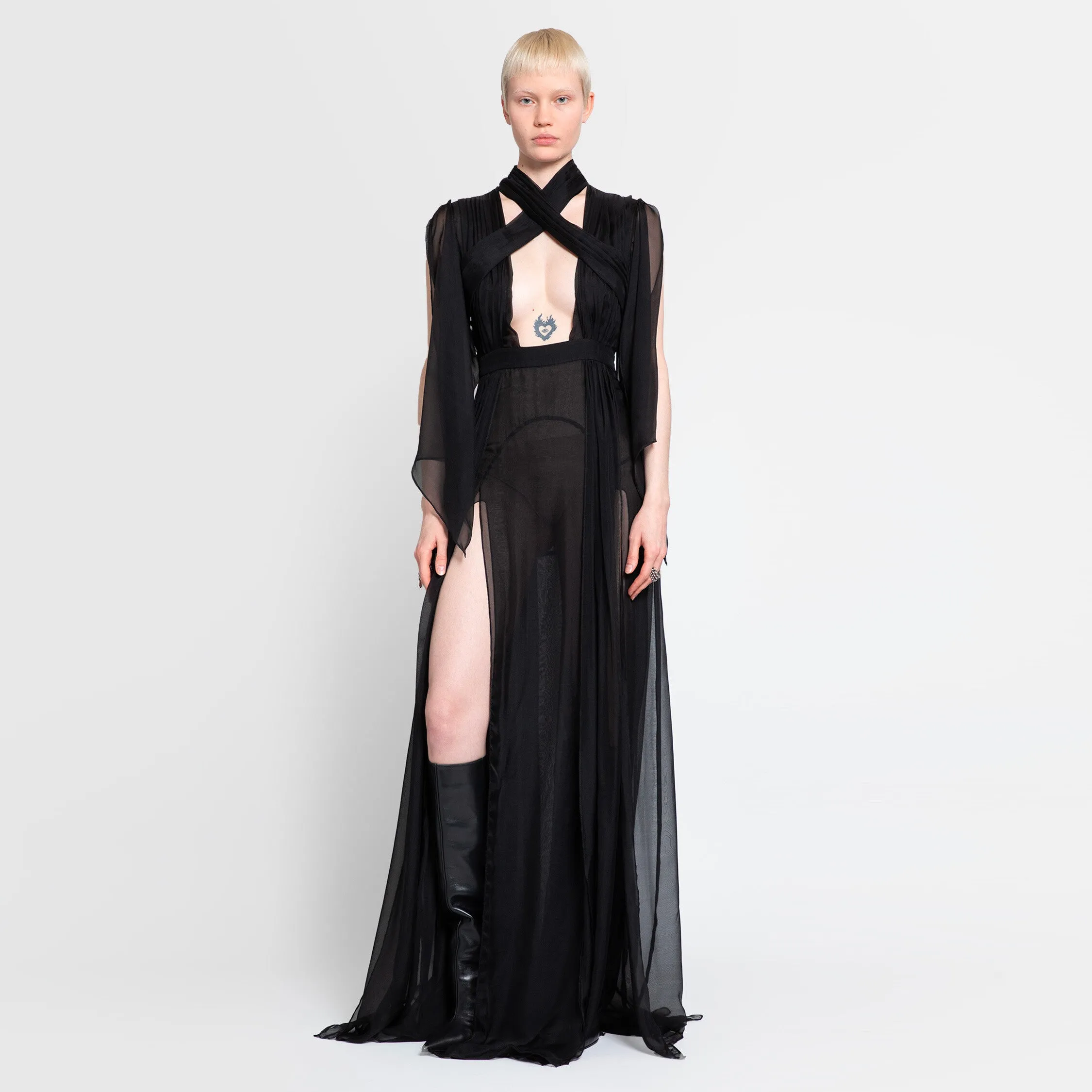 LISA VON TANG WOMAN BLACK DRESSES