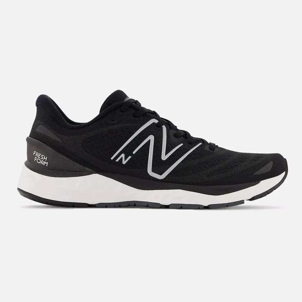 Men's Wide Fit New Balance MSOLVBW4 Running/Walking Trainers - Black/White