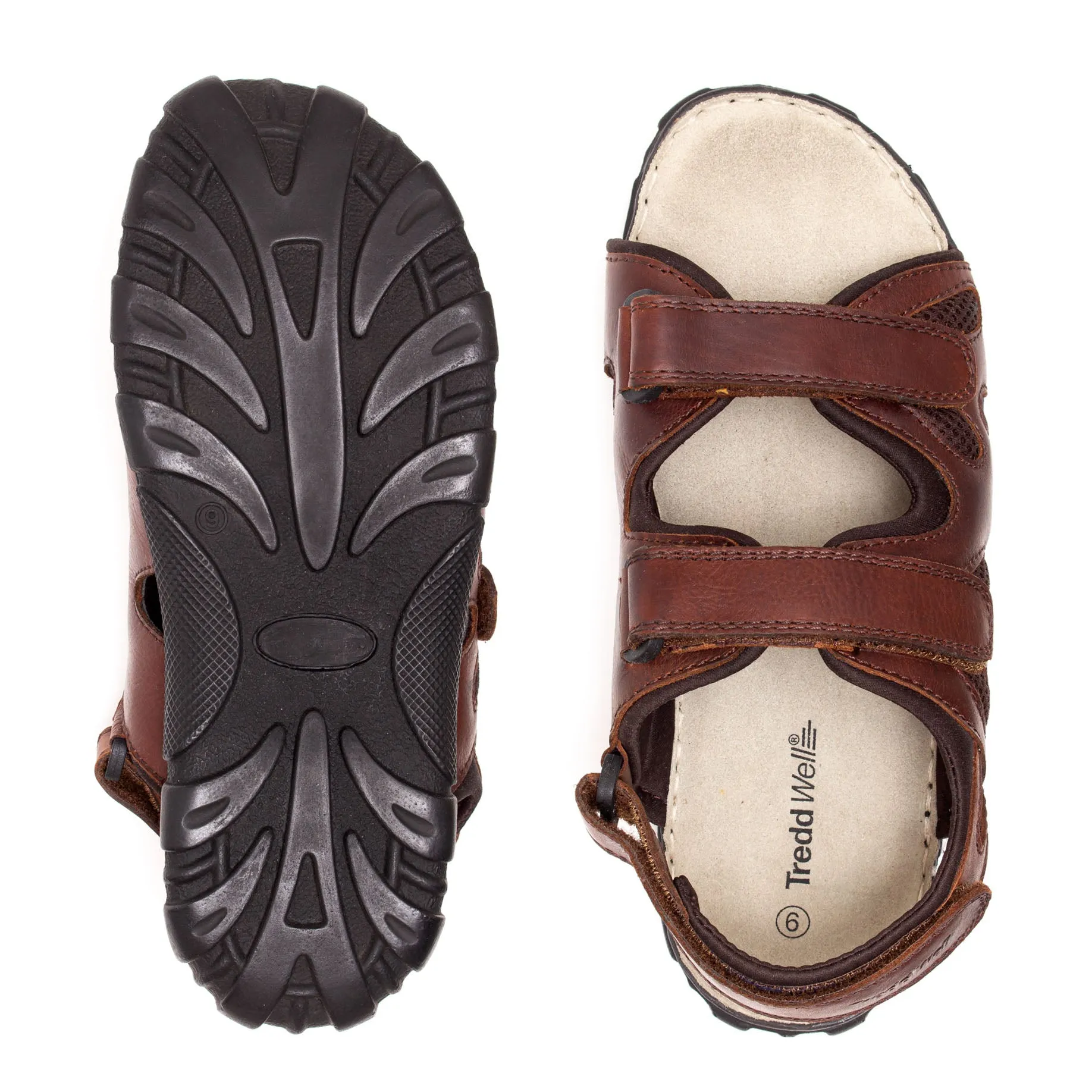 Mens Wide Fit Sandals Ashley Sandals by Tredd Well