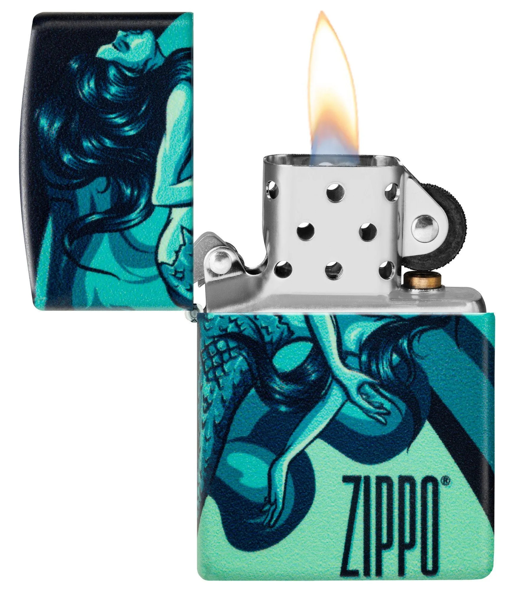 Mermaid Zippo Design